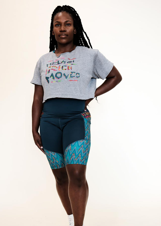 Melanin-Rich Moves Crop Tee