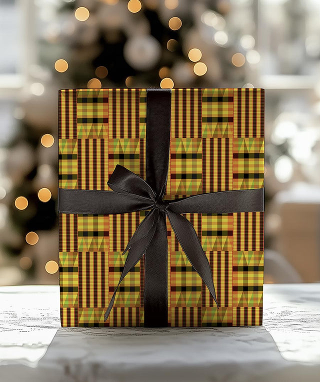 Gift Wrap - Leopard Sun