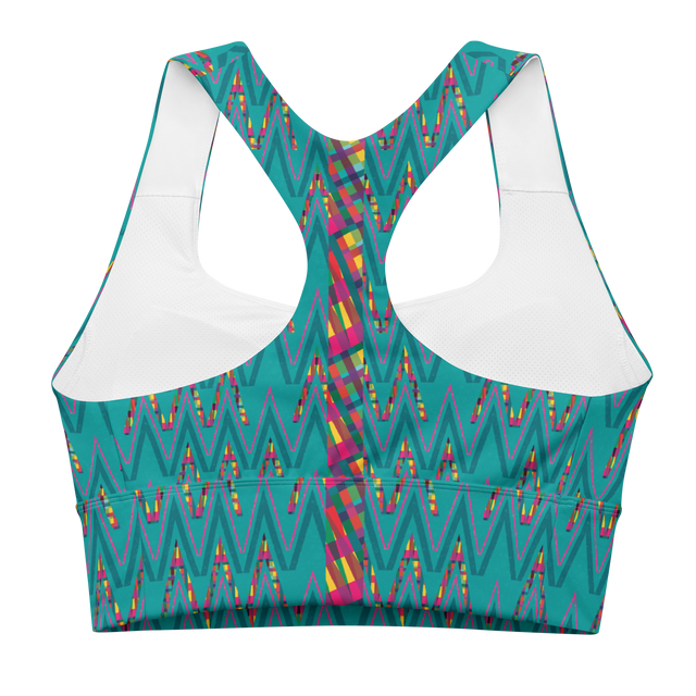 High-Performance Sports Bra in KubaNival Zig Zag
