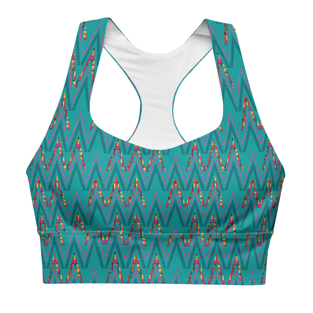 High-Performance Sports Bra in KubaNival Zig Zag