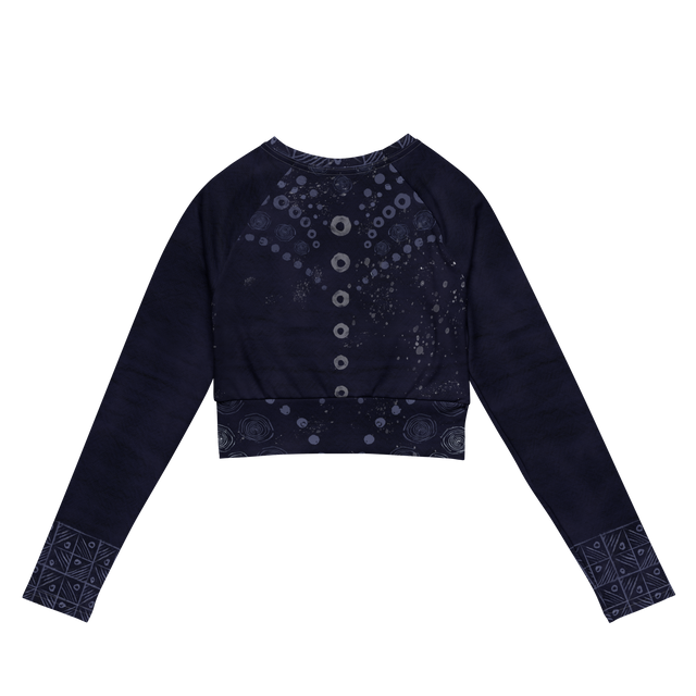 Sporty Crop Top - Indigo ADIRE