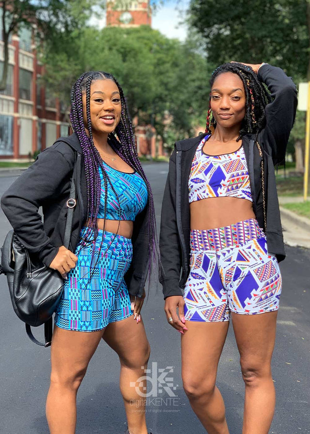 High-Waist Shorts Native Teal