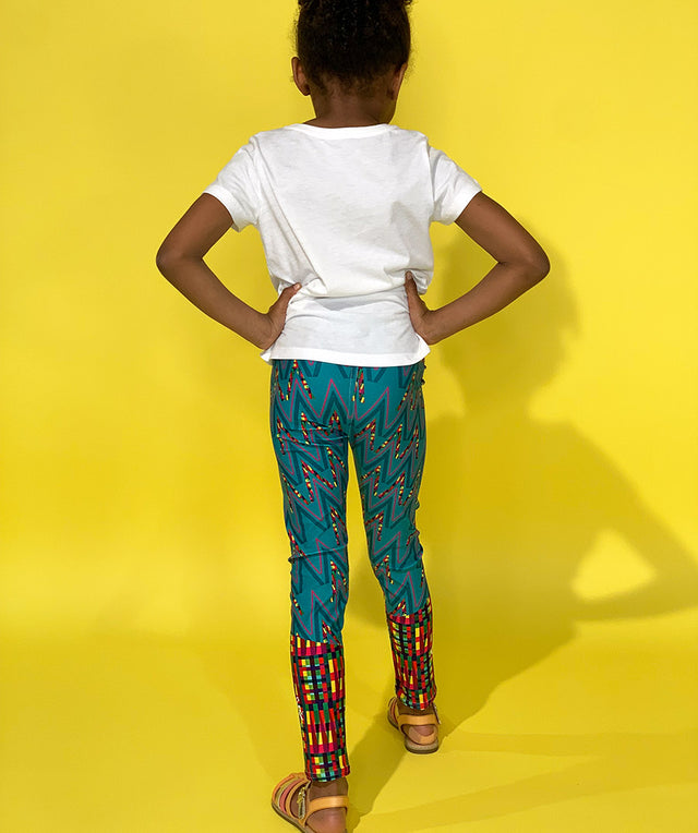 Young Yogi Leggings - Kubanival Zig Zag