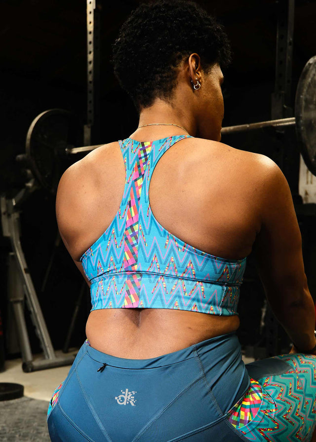 High-Performance Sports Bra in KubaNival Zig Zag