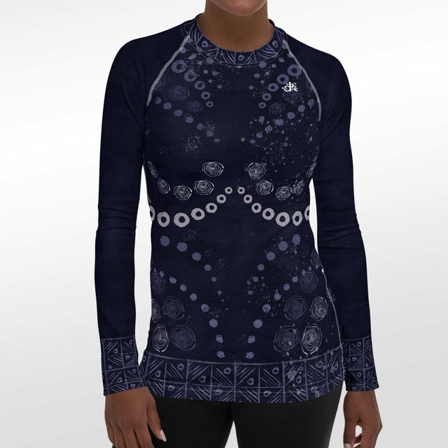 Rash Guard - Indigo ADIRE