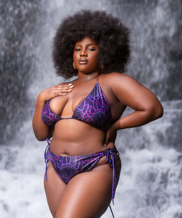 String Bikini - Royal BATIK