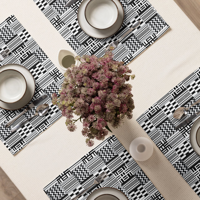 Placemat Set in Native Zebra