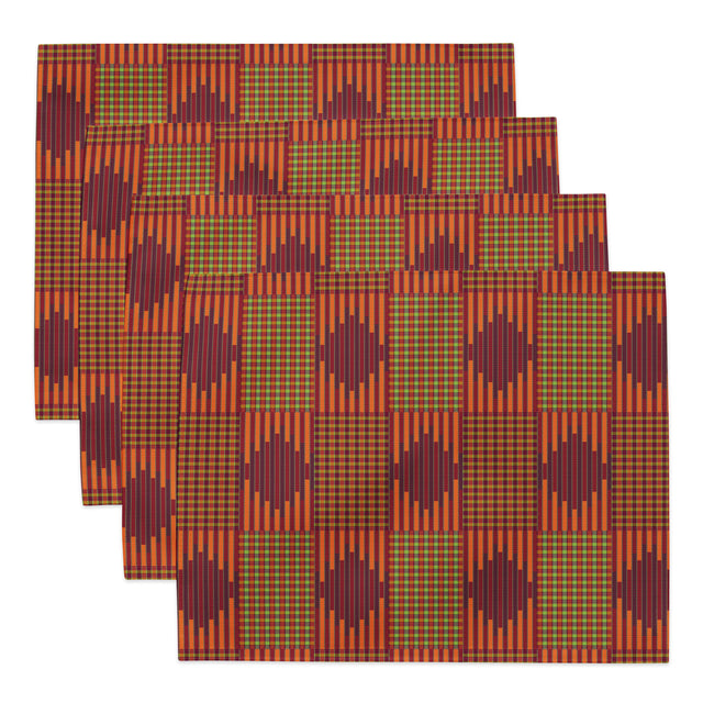 Placemat Set in Autumnal Aztec