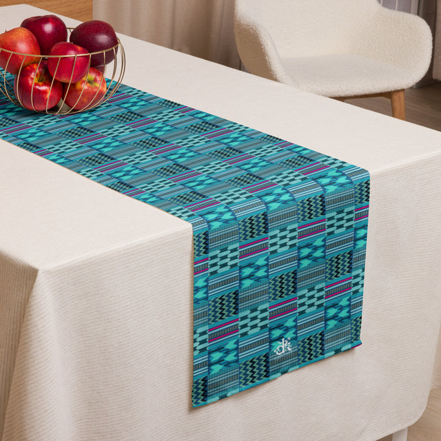 Table Runner Native Teal