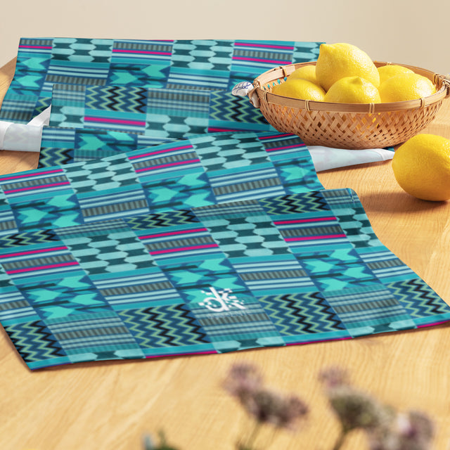 Table Runner Native Teal