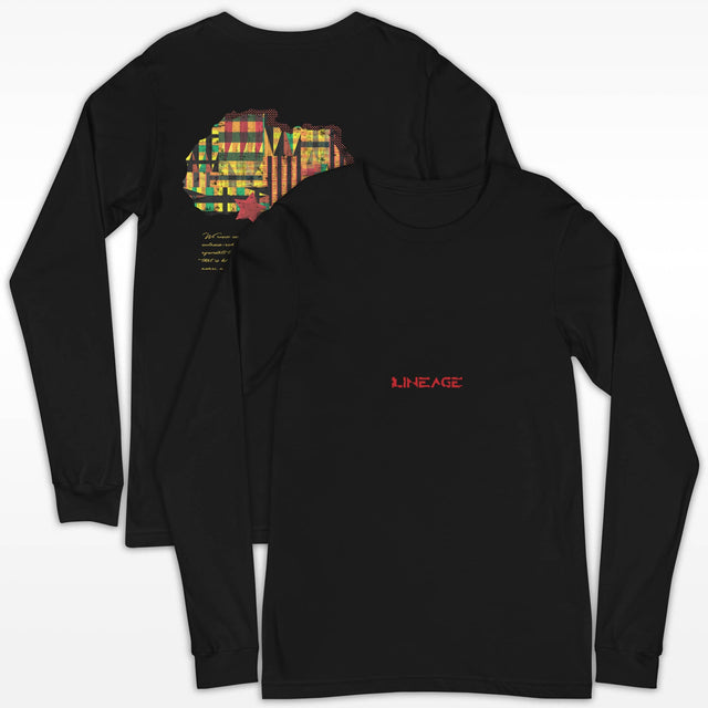 African LINEAGE Graphic Tee - Long Sleeve