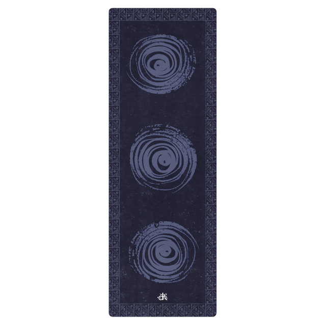 Yoga Mat in Indigo Adire