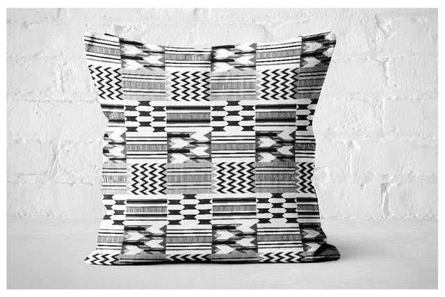 Square Pillowcase - Native Zebra Kente