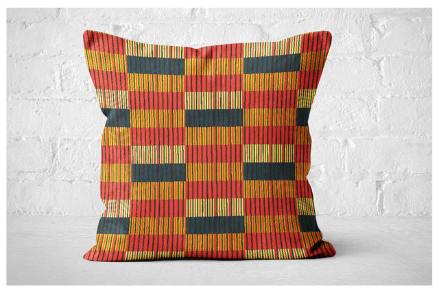 Square Pillowcase - Navajo Palm Stripe