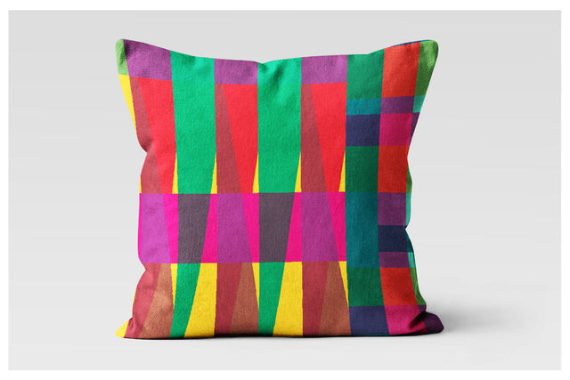 Square Pillowcase - Kuba Kente Sample