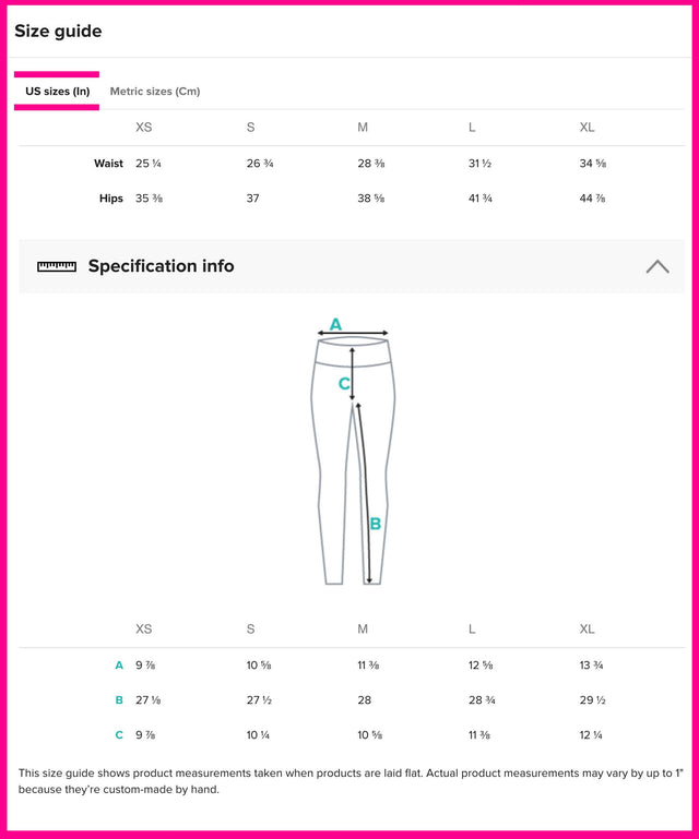 High-Waist Leggings Blk&Grn Ombré