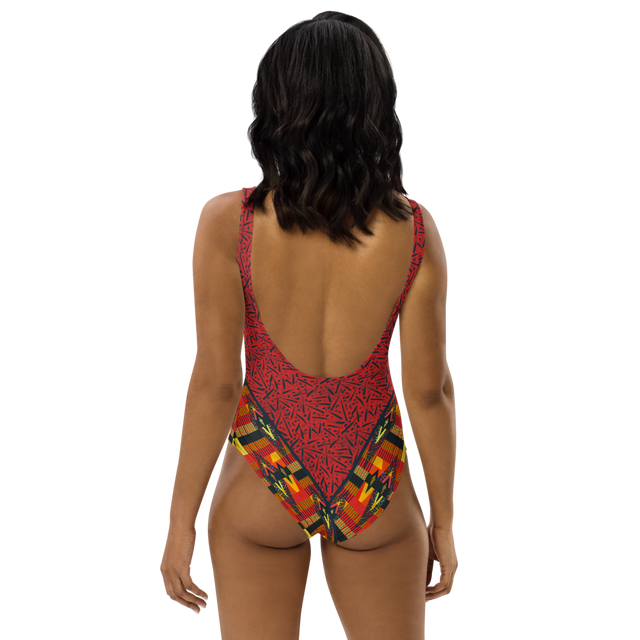 Swimsuit / Yoga Suit in NavajoPalm