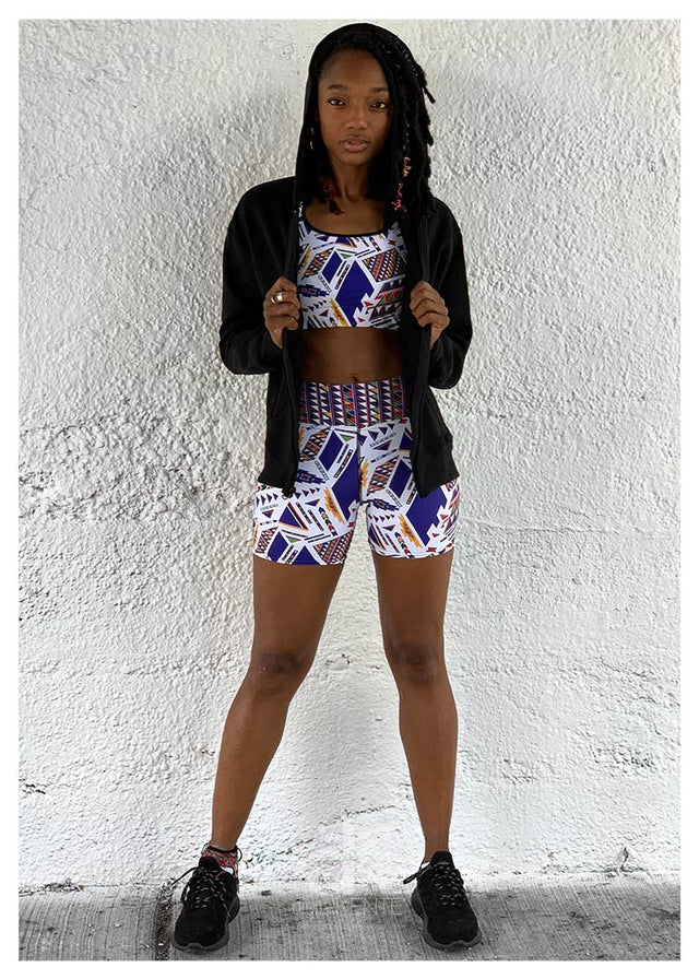 High-Waist Biker Shorts - All Prints