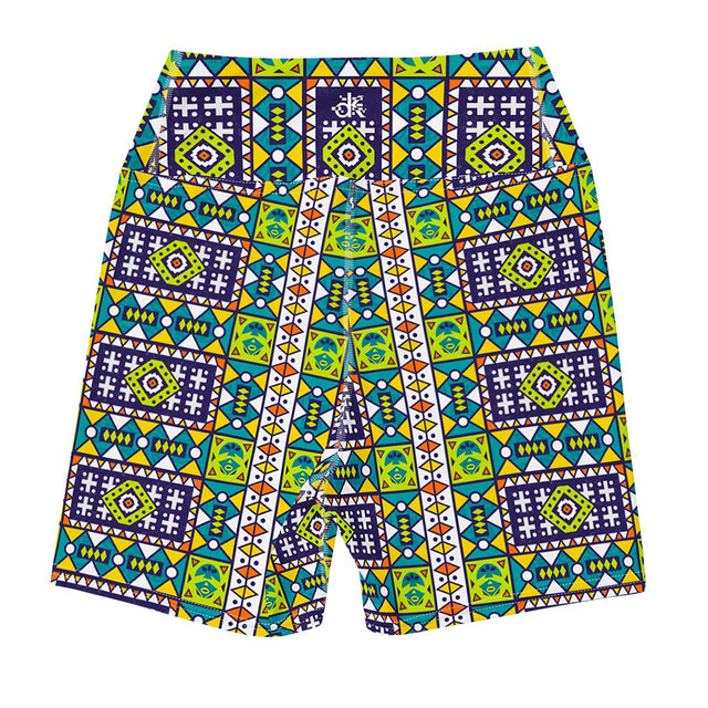 High-Waist Biker Shorts - All Prints