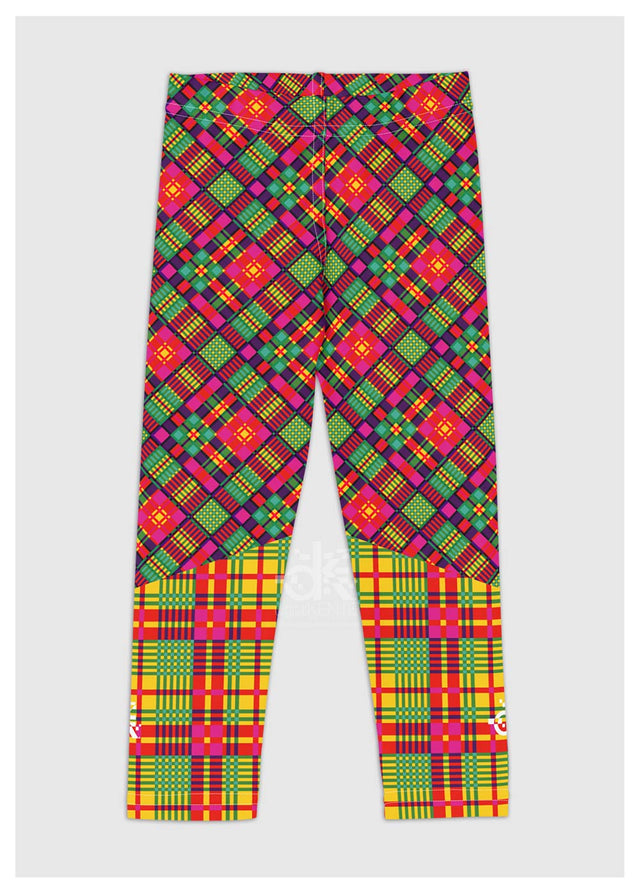 Young Yogi Leggings - Kubanival Madras Mix