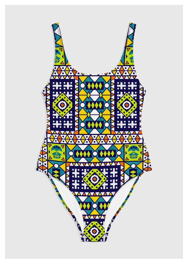 Swimsuit/Yoga in NEW Bahia print