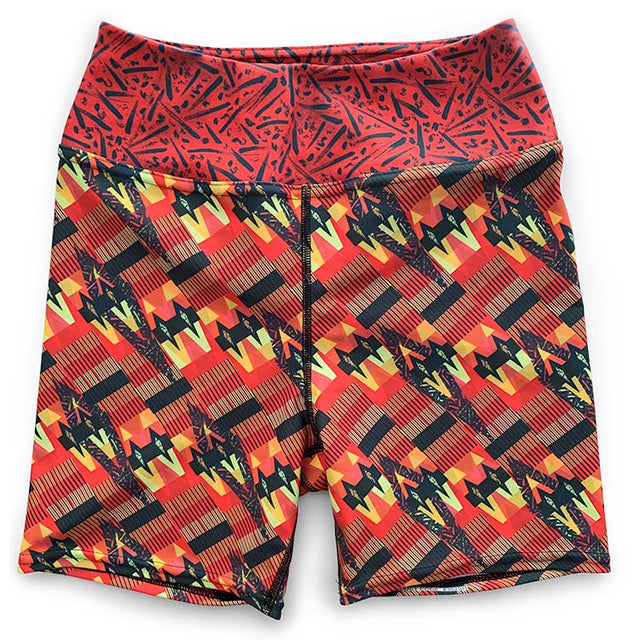 High-Waist Biker Shorts - All Prints