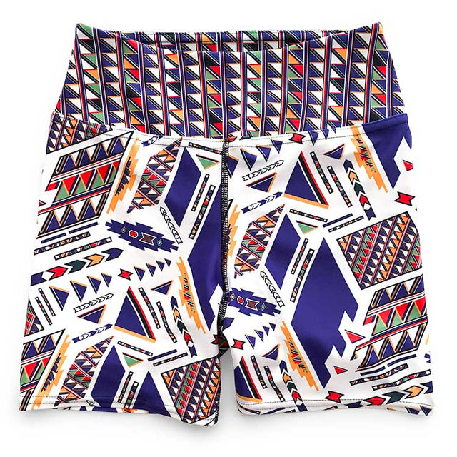 High-Waist Biker Shorts - All Prints