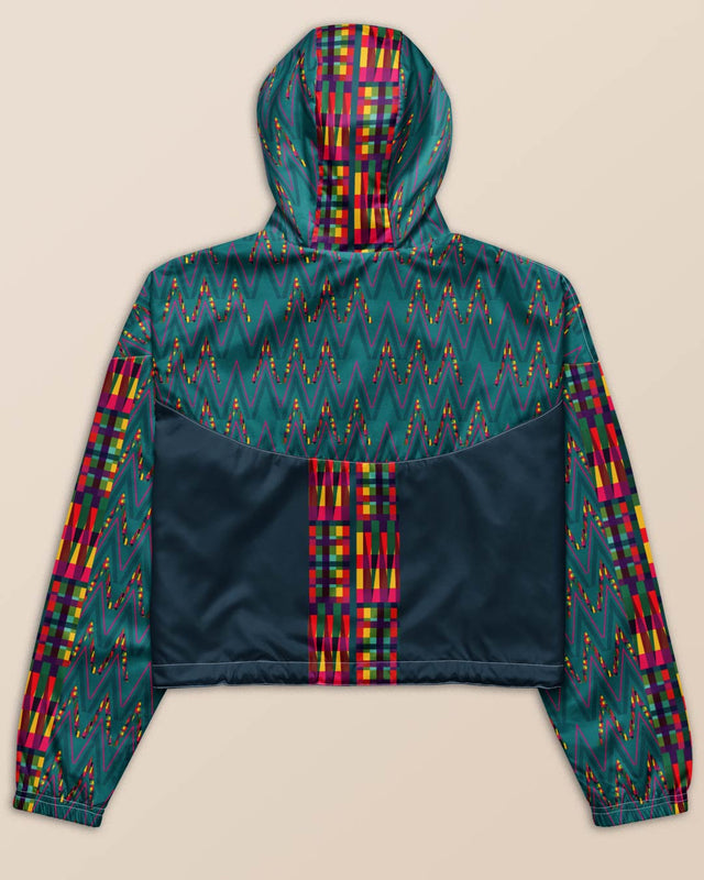 Cropped Windbreaker, KubaNival Zig Zag