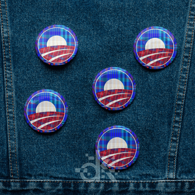 Obama Kente Pins