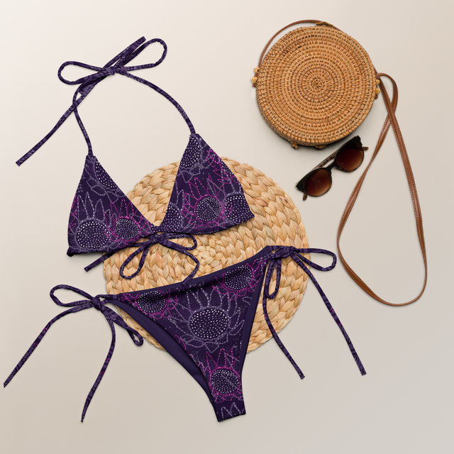 String Bikini - Royal BATIK