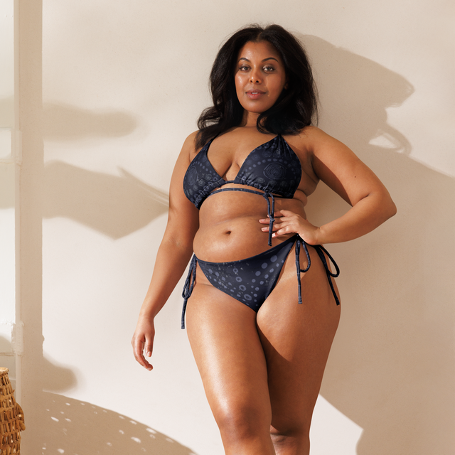 String Bikini - Indigo ADIRE