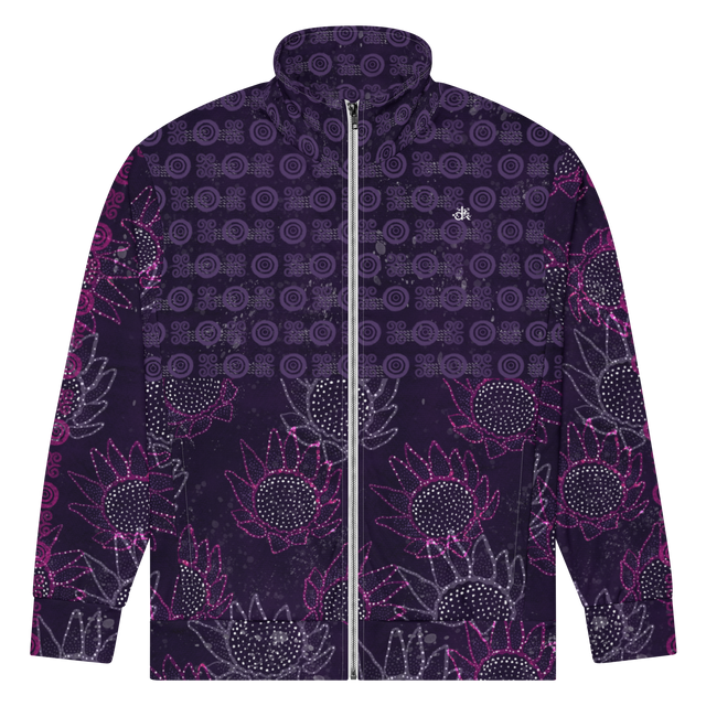 Track Jacket in Royal Batik