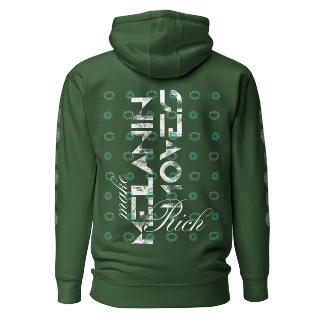 Melanin-Rich Moves Cotton Hoodie