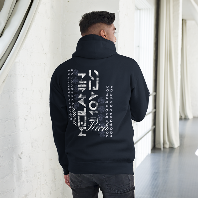 Melanin-Rich Moves Cotton Hoodie