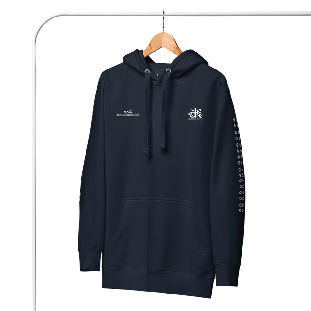 Melanin-Rich Moves Cotton Hoodie