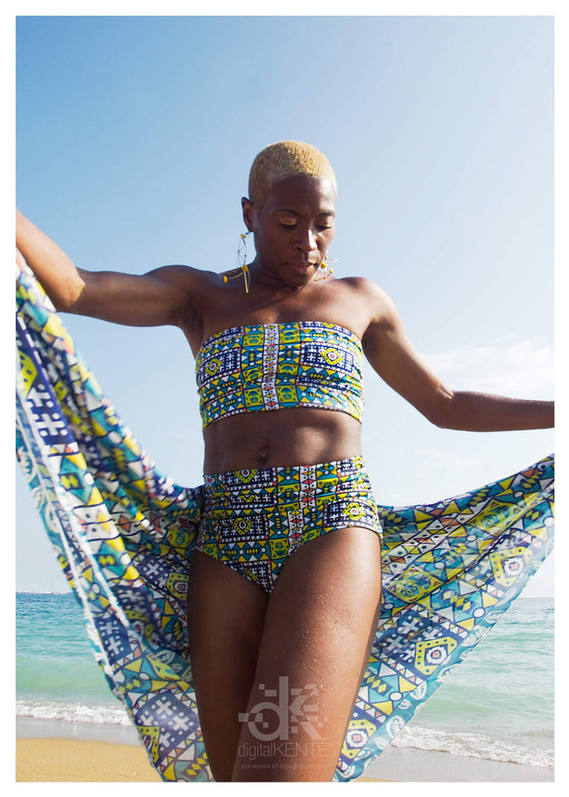 Beach Sarong, Bahia Beach Print