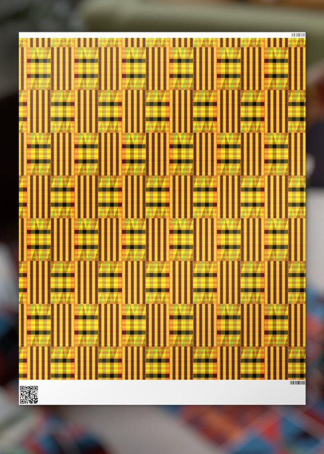 Gift Wrap - Leopard Sun