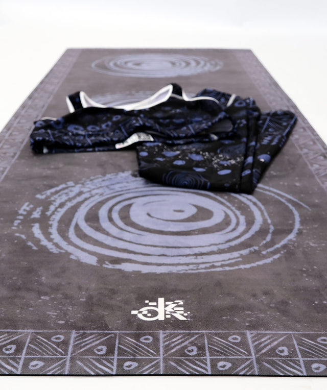 Yoga Mat in Indigo Adire