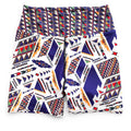 High-Waist Shorts - Ndebele Navajo