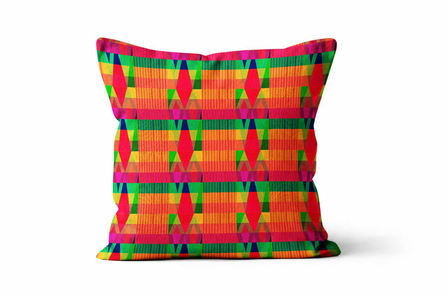 SALE - Square Pillowcase - Tropical Palms Deep 18x18