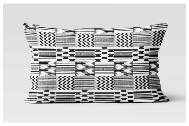 Lumbar Pillowcase - Native Zebra Kente