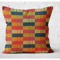 Square Pillowcase - Navajo Palm Stripe