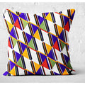 Square Pillowcase - Ndebele Navajo Triangle