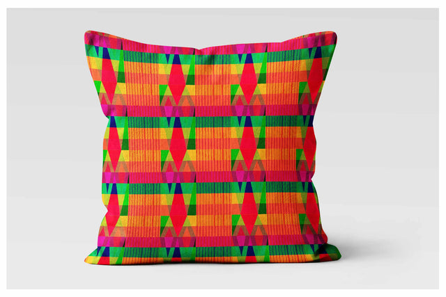 SALE - Square Pillowcase - Tropical Palms Deep 18x18