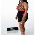 Ankle Crop High-Rise Leggings Navajo Palm