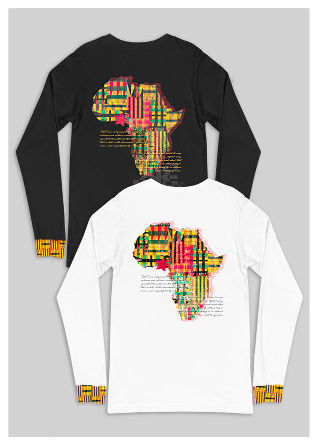 African LINEAGE Graphic Tee Long Sleeve, Sample Sale