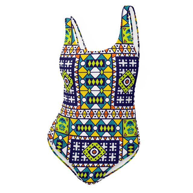 Swimsuit / Yoga Suit in Bahia Beach print
