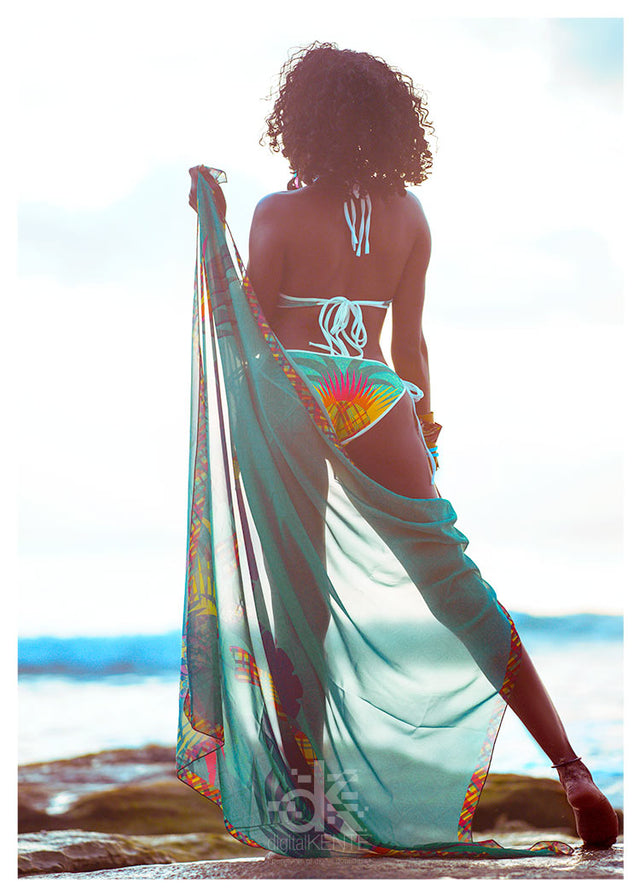 Beach Sarong, KubaNival Print