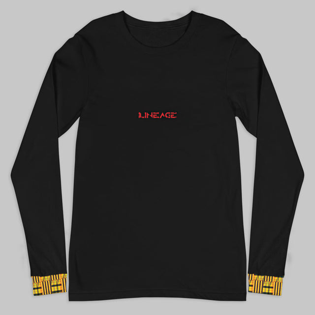 African LINEAGE Graphic Tee Long Sleeve, Sample Sale